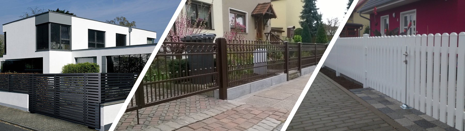 AZS Zaunbau aus Aluminium, Kunstschmiedezaun oder Doppelstabmatte, Gittermatte