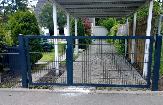 Gittermatte Foto Gittermattenzaun